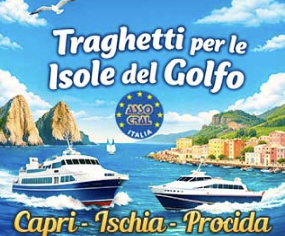 TRAGHETTI e TRASFERIMENTI SULLE ISOLE DI CAPRI, ISCHIA E PROCIDA